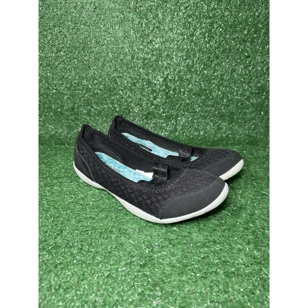 Danskin Now Womens Size 8‎ Black Comfort Slip On Shoes Running Walking Sneakers